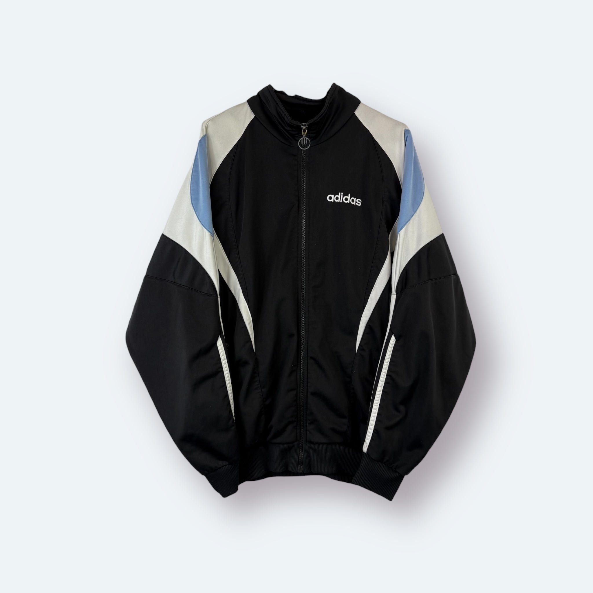 Adidas 90s Vintage Trainingsjacke Schwarz L - Vinverse