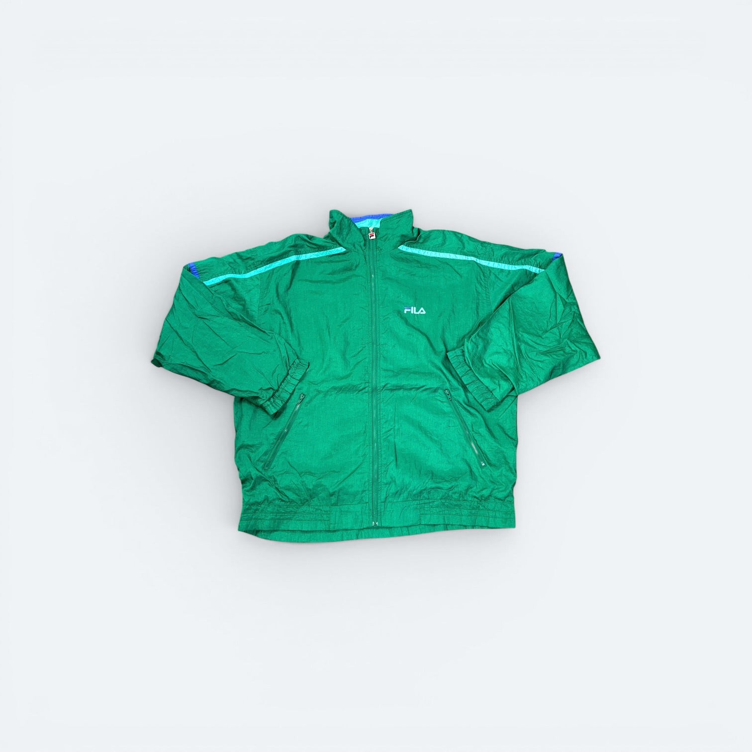 Fila Vintage Trainingsjacke Grün XXL - Vinverse
