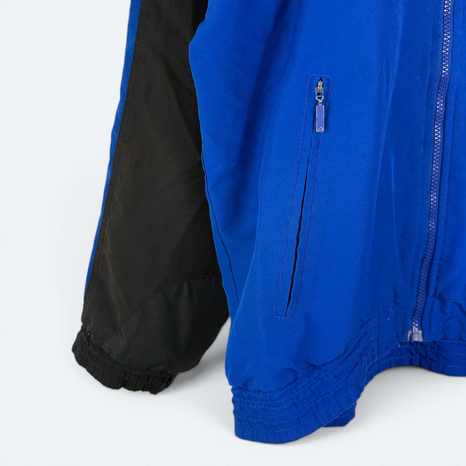 Adidas Vintage Trainingsjacke 90s Blau Schwarz S - Vinverse