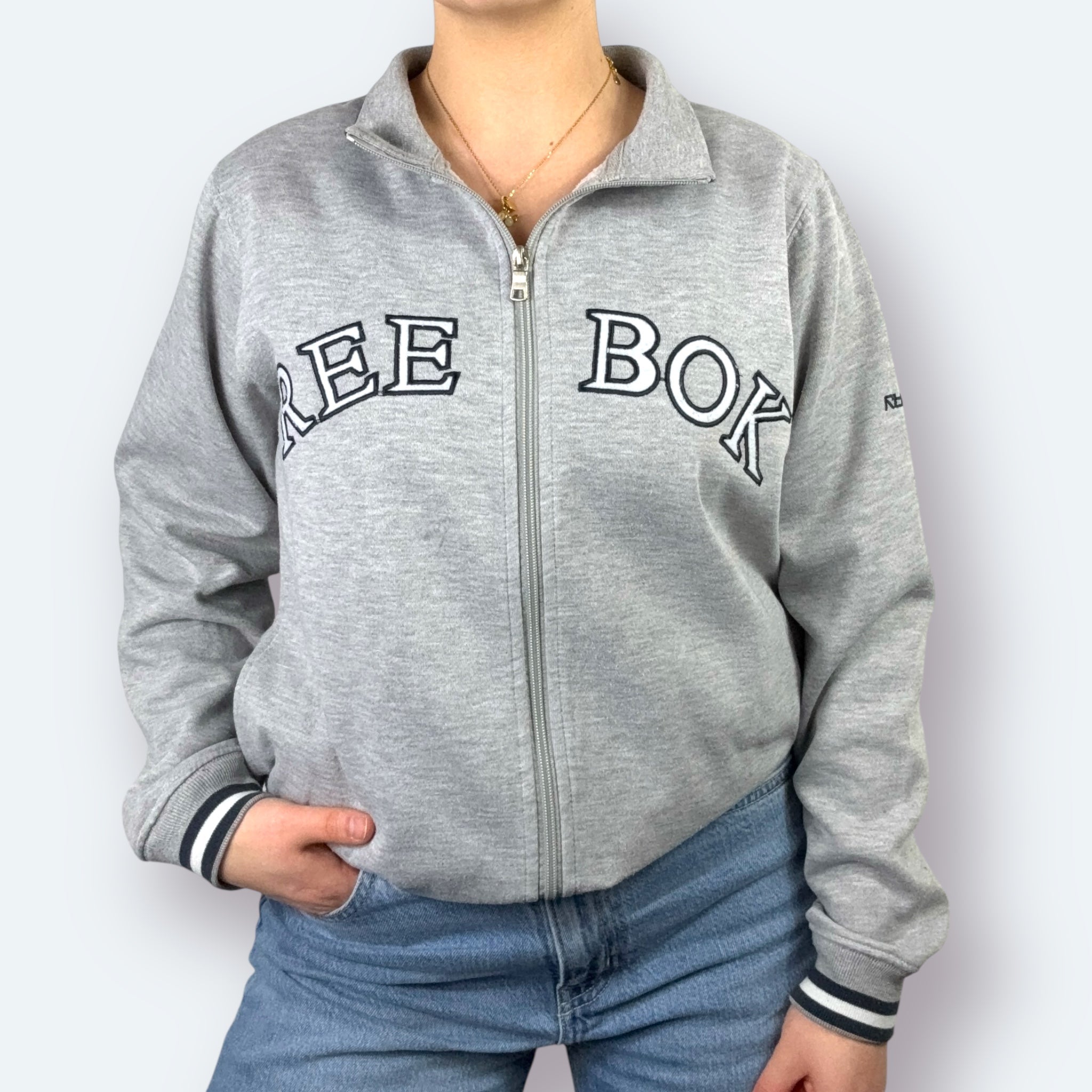 Reebok Vintage Sweatjacke Grau S - Vinverse