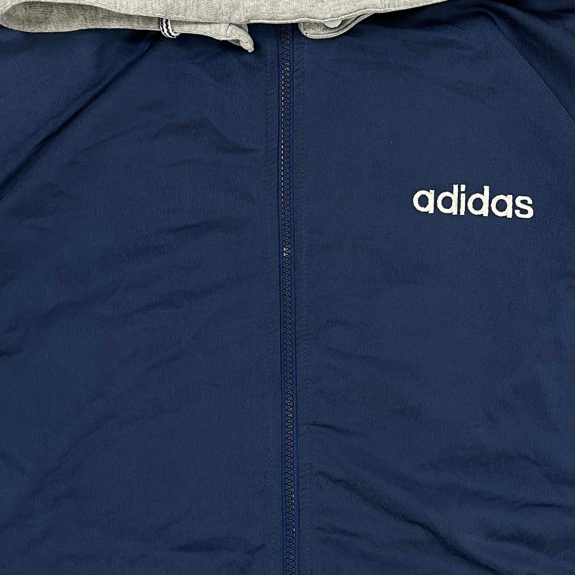 Adidas Vintage Trainingsjacke Blau Grau M (???) - Vinverse
