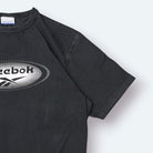 Reebok Vintage T-Shirt Logo Print Schwarz L - Vinverse