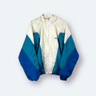 Adidas 80s Vintage Trainingsjacke Weiß Blau M - Vinverse