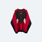 Adidas Vintage Sweater Washed Rot Schwarz XL - Vinverse
