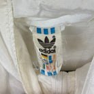 Adidas 80s Vintage Trainingsjacke Weiß Blau M - Vinverse