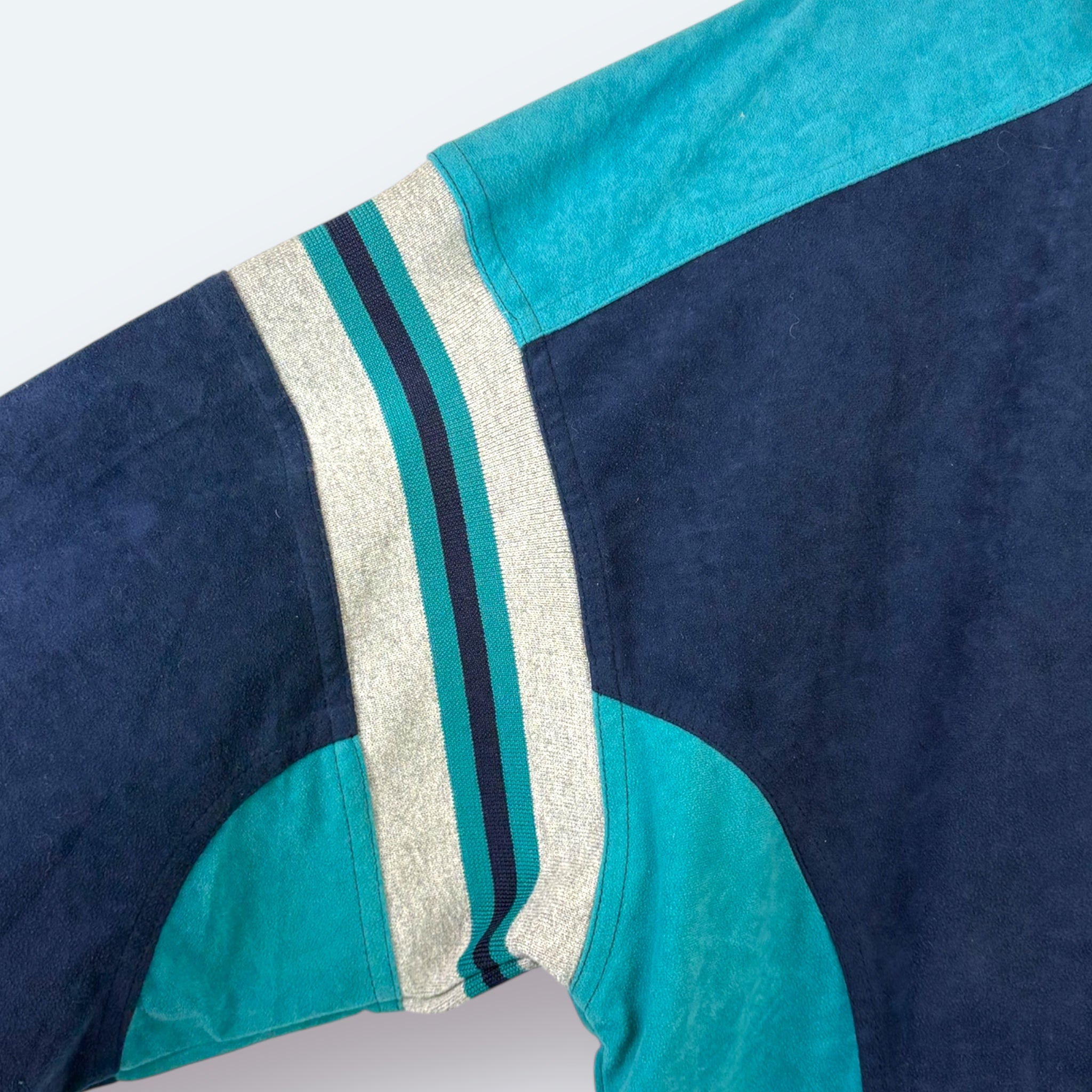 Lotto 90s Vintage Trainingsjacke Samt Blau XL - Vinverse