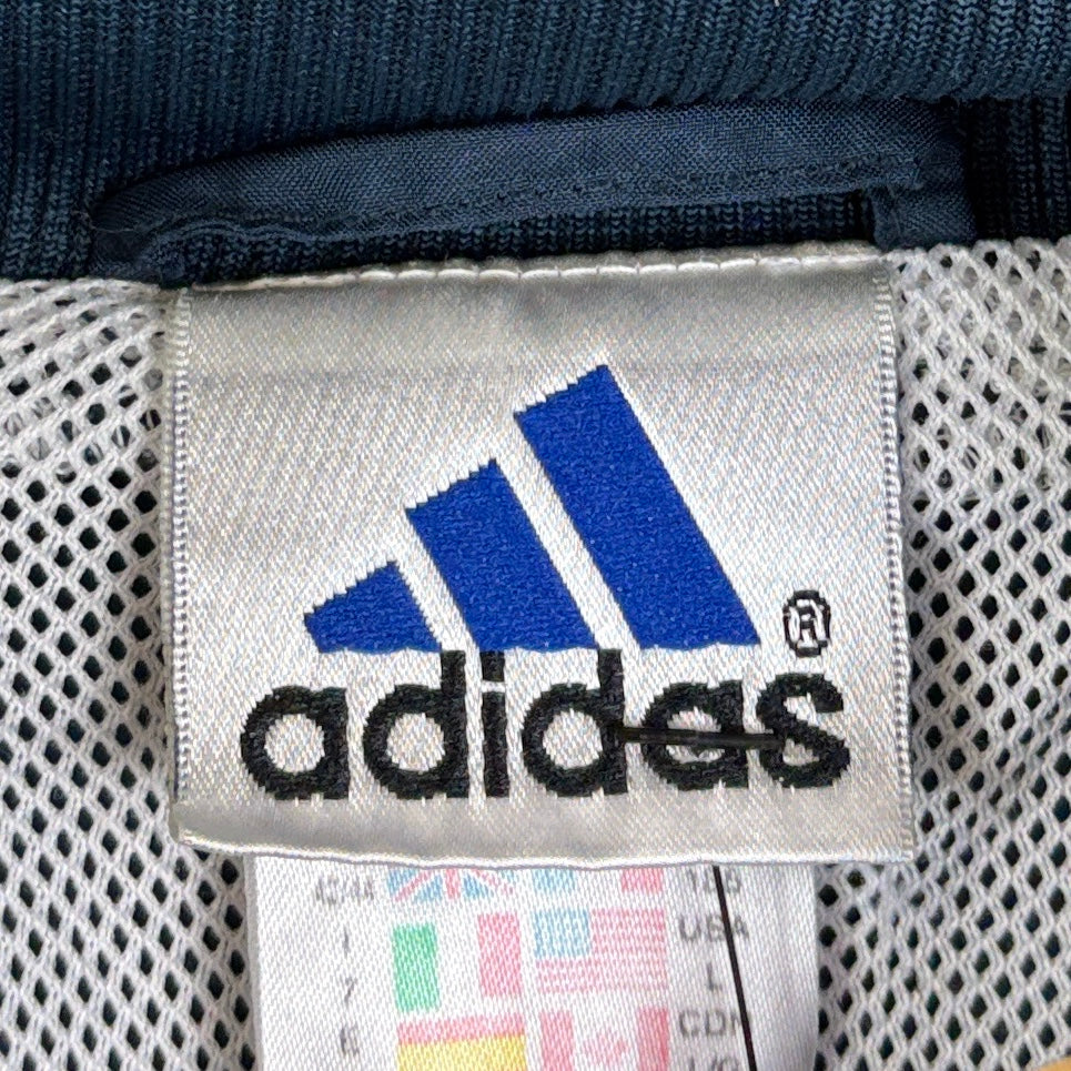 adidas Vintage Trainingsjacke Grau Blau L - Vinverse