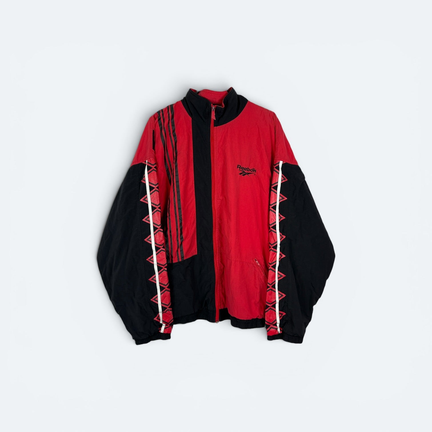 Reebok Vintage Trainingsjacke Rot XXL - Vinverse