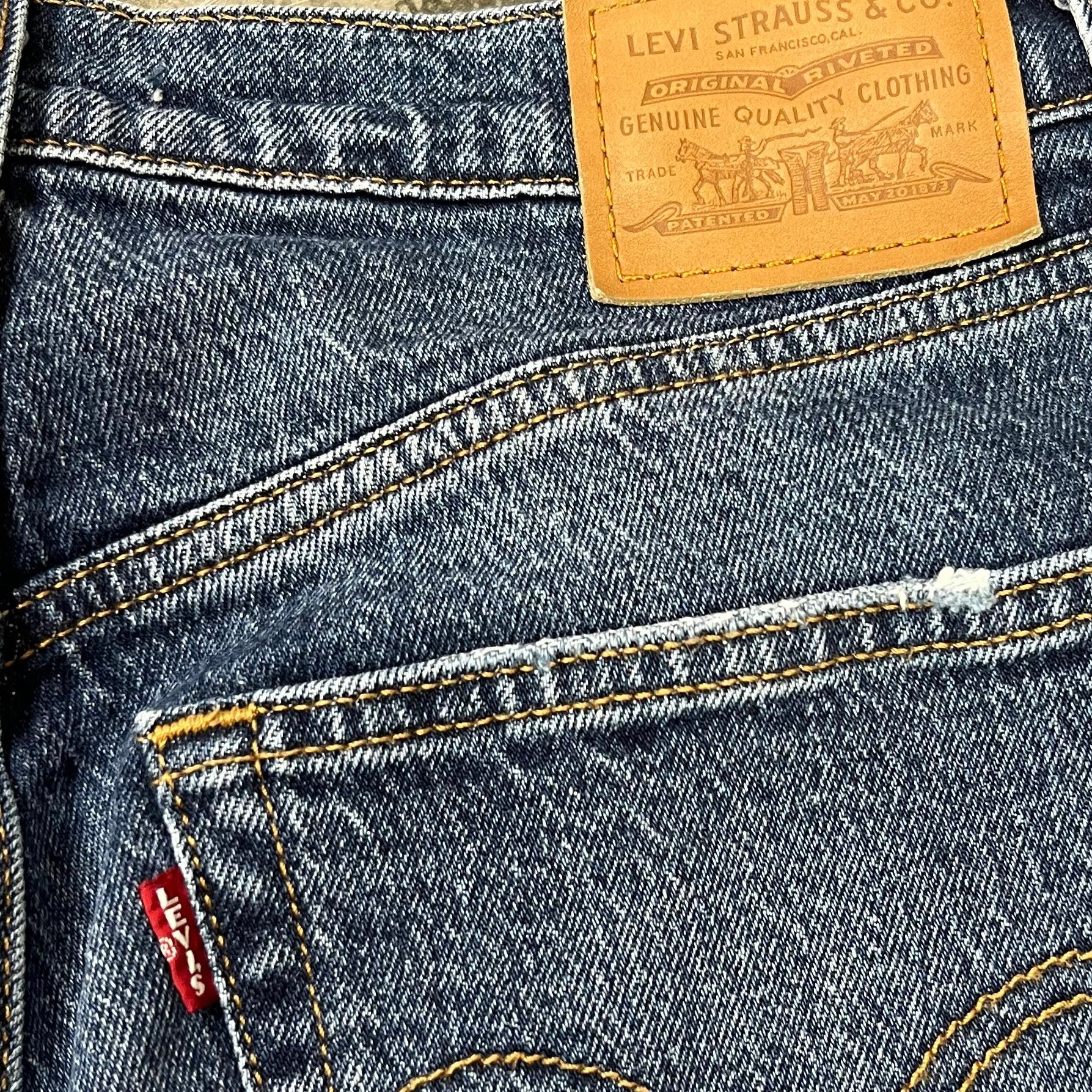 Levis Vintage Jeans Bleached Blau 29 - Vinverse