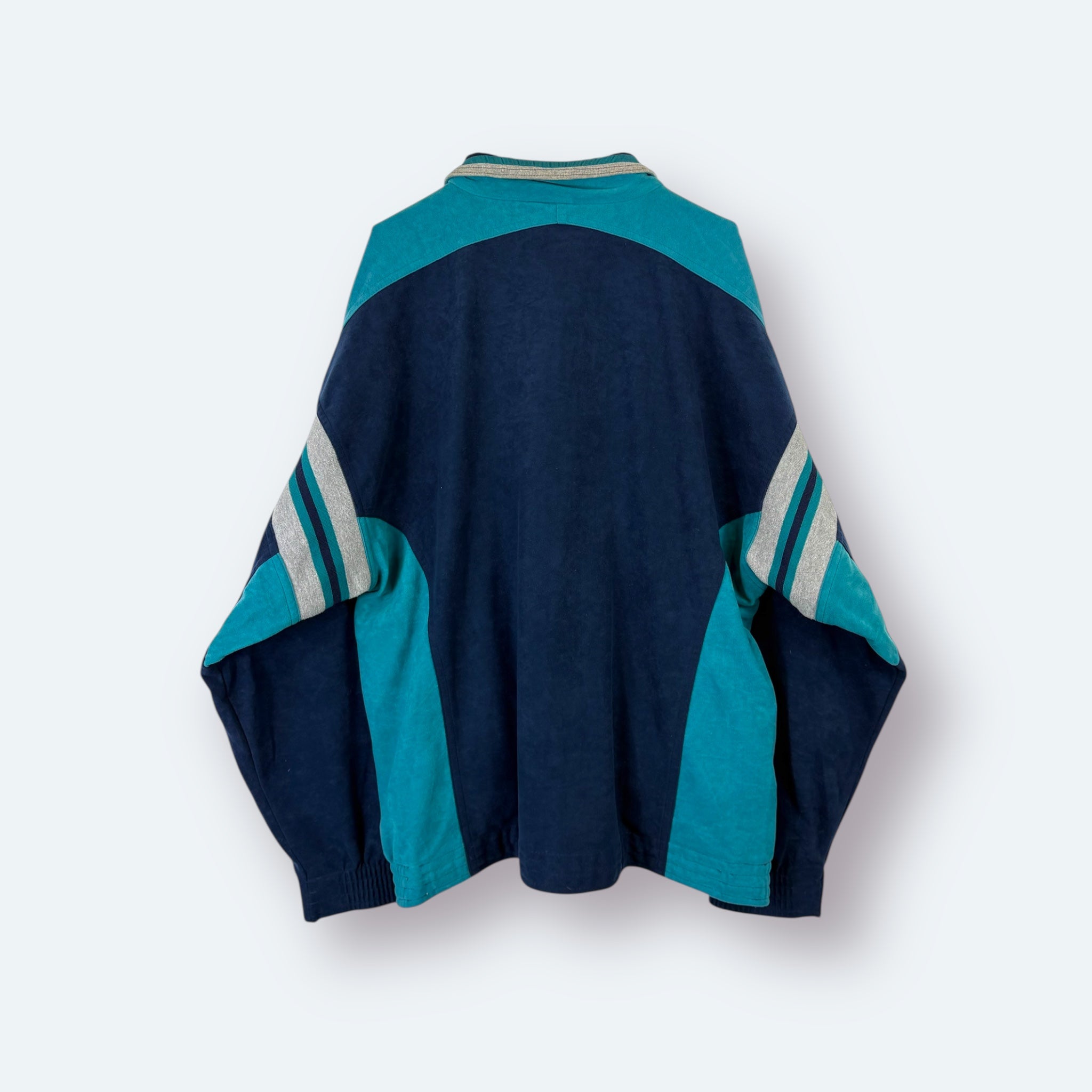Lotto 90s Vintage Trainingsjacke Samt Blau XL - Vinverse