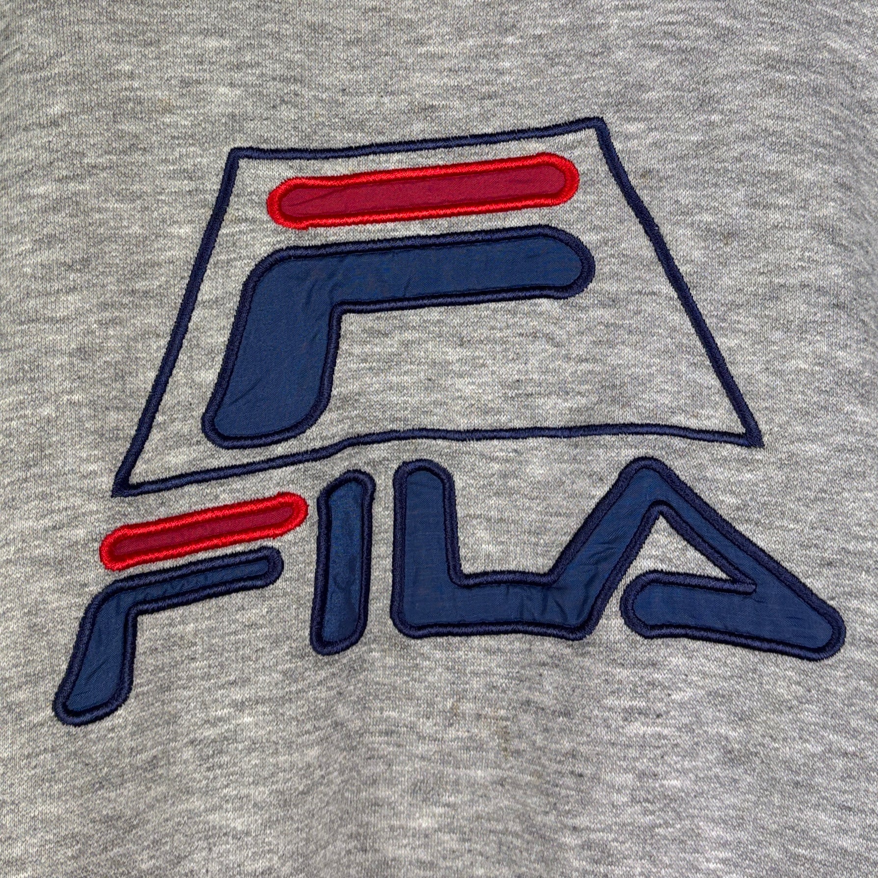 Fila Retro Sweater Big Logo Grau S - Vinverse