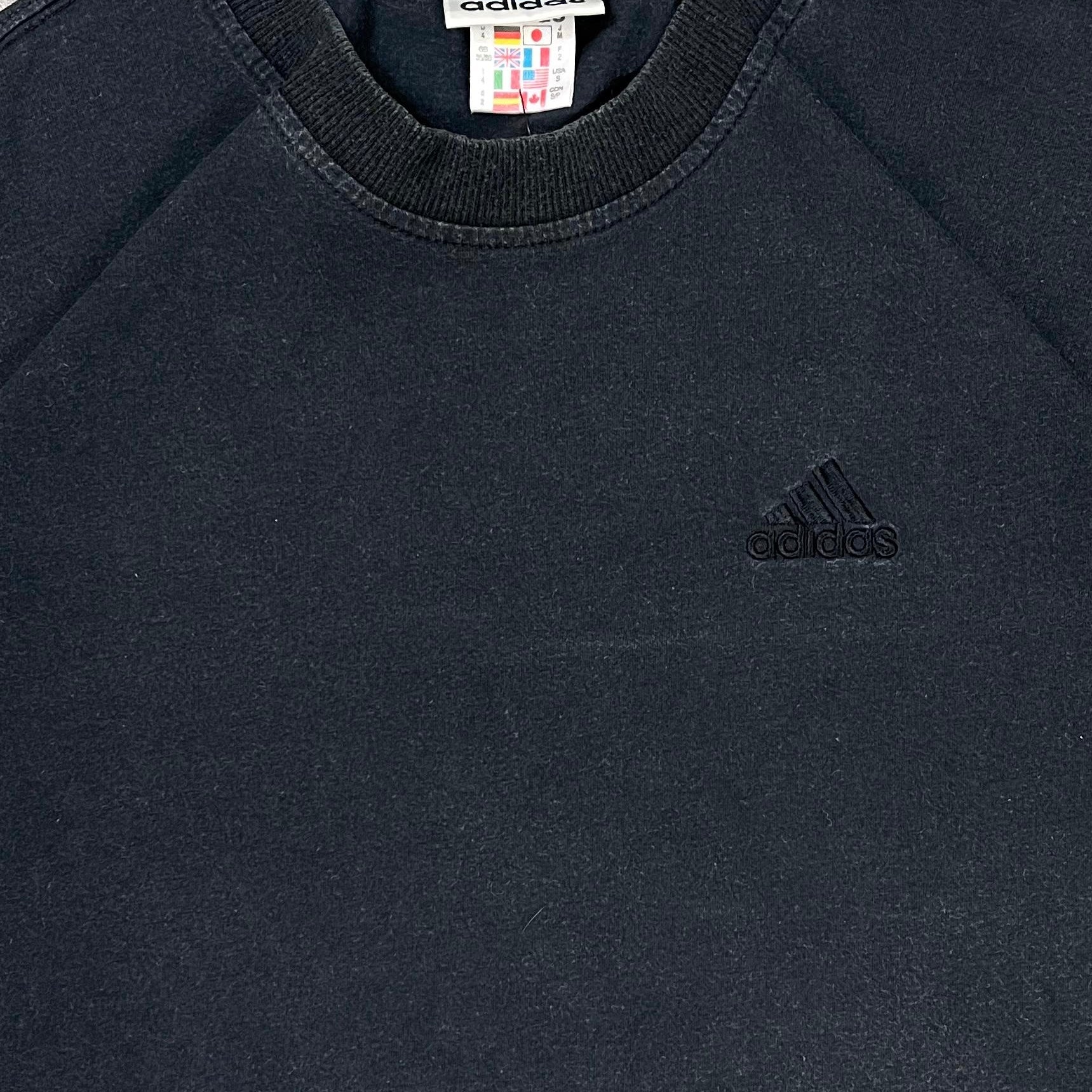 Adidas Vintage T-Shirt Schwarz S - Vinverse