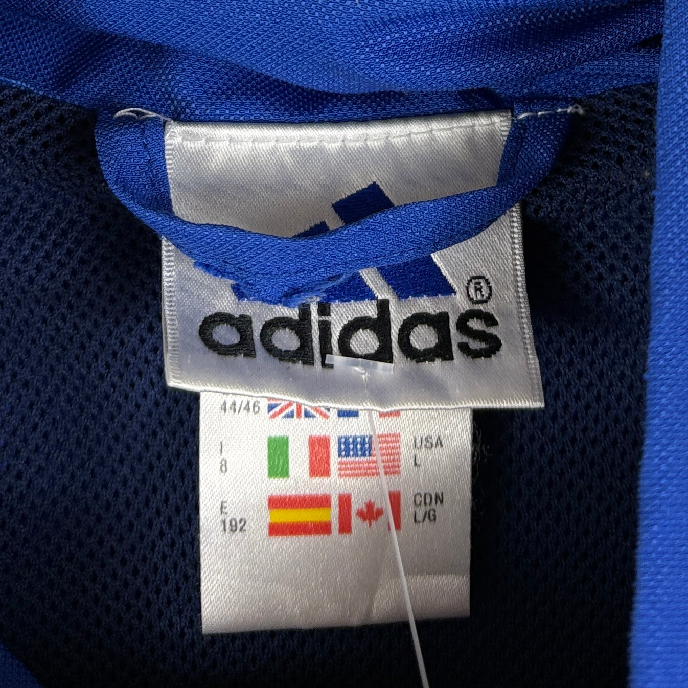 Adidas Vintage Trainingsjacke Blau XL - Vinverse