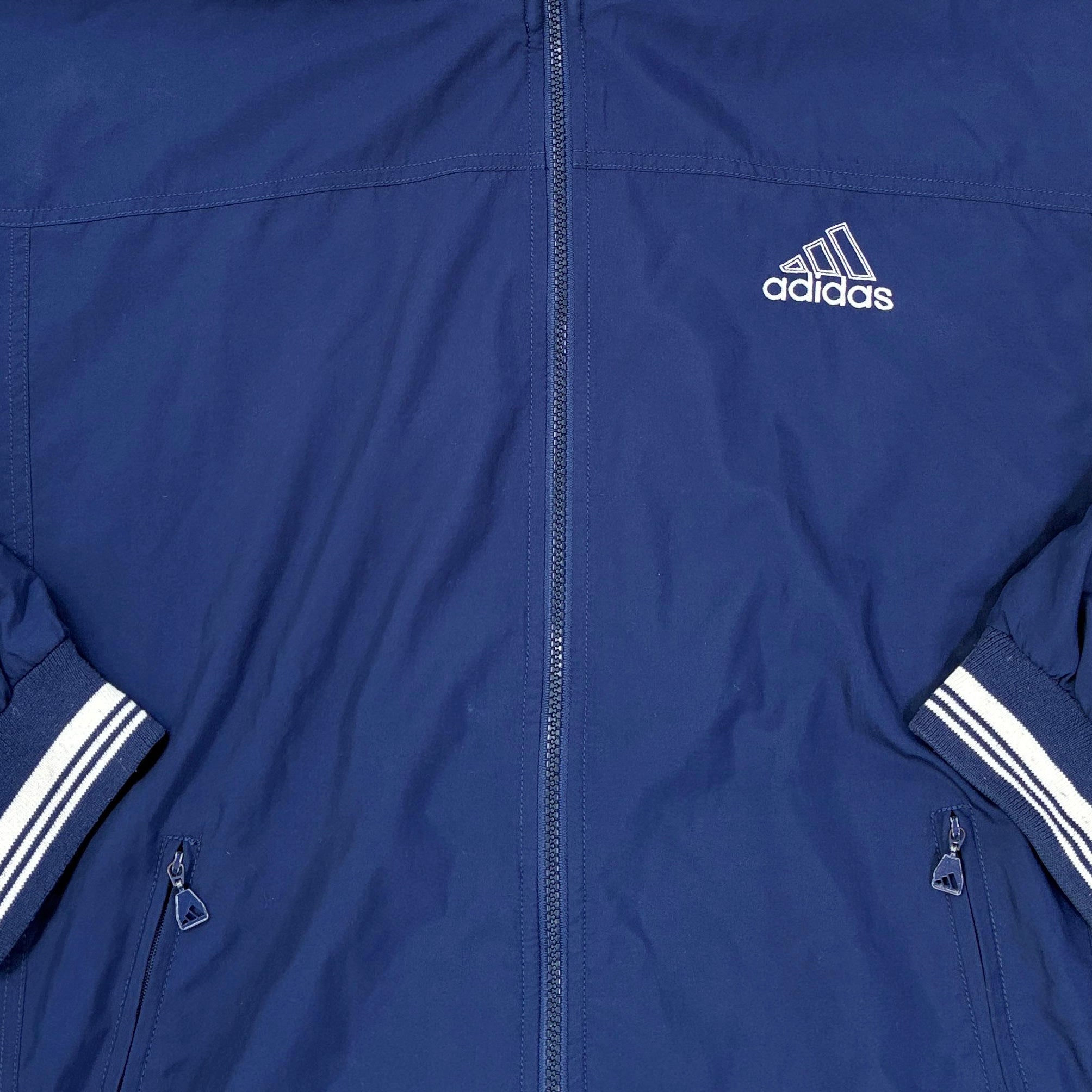 Adidas Vintage Trainingsjacke Blau L - Vinverse