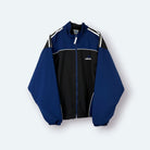 Adidas Vintage Trainingsjacke Blau Schwarz M - Vinverse