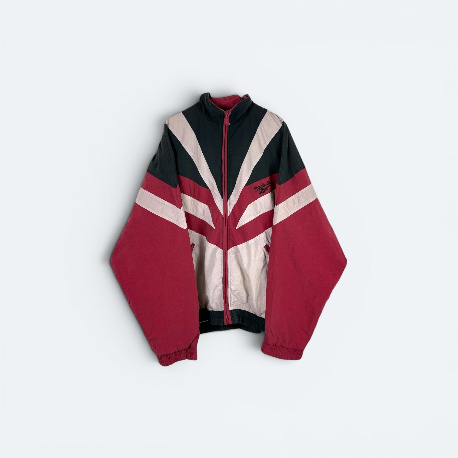Reebok Vintage Trainingsjacke Rot XXL (FLECK?) - Vinverse