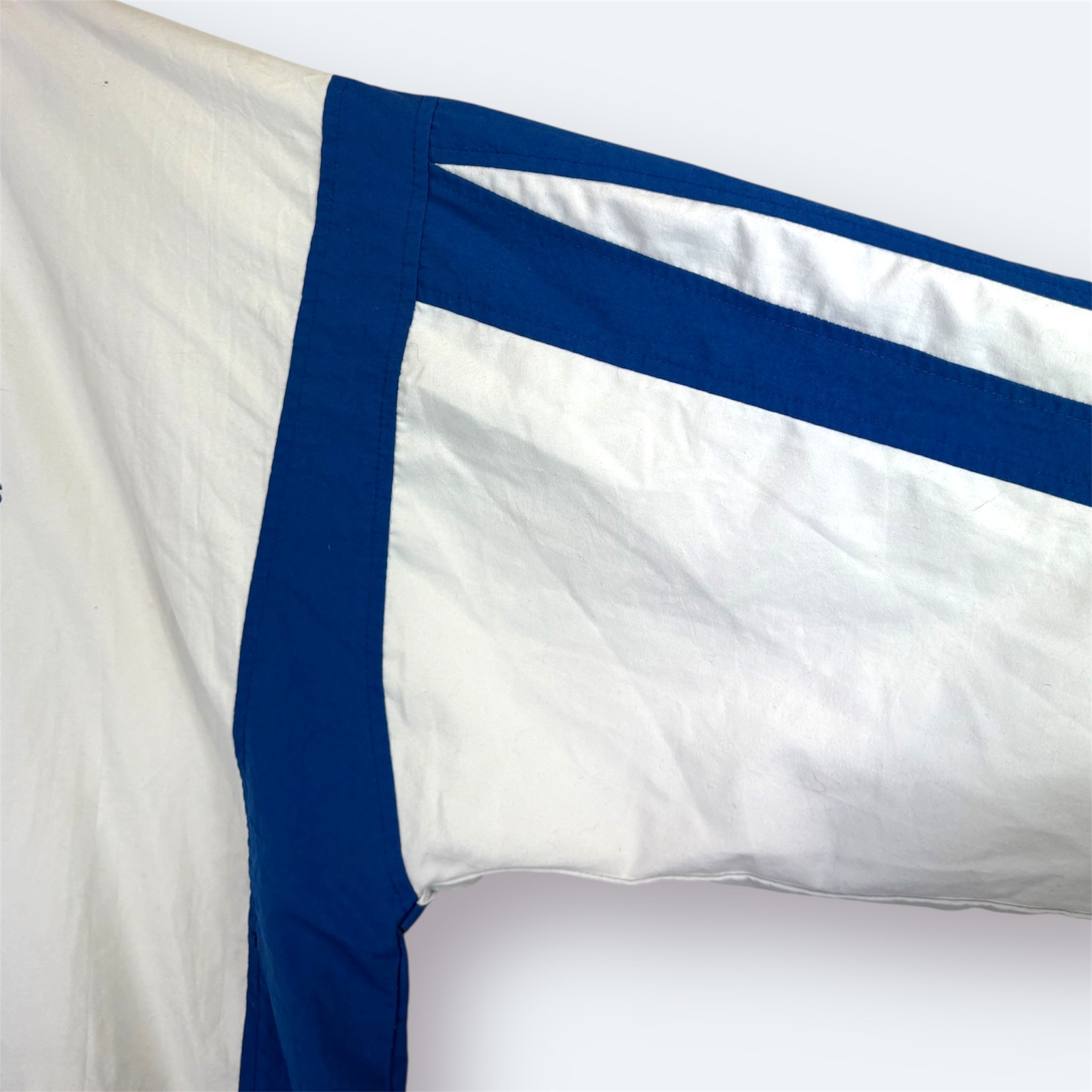 Adidas 90s Vintage Trainingsjacke Weiß Blau XL - Vinverse