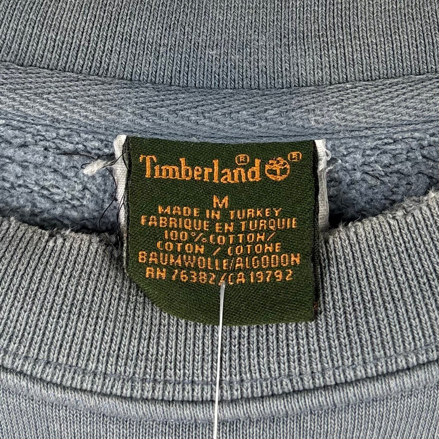 Timberland 90s Vintage Sweater Washed Blau M - Vinverse