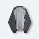 Adidas Vintage Trainingsjacke Grau Rot XL - Vinverse