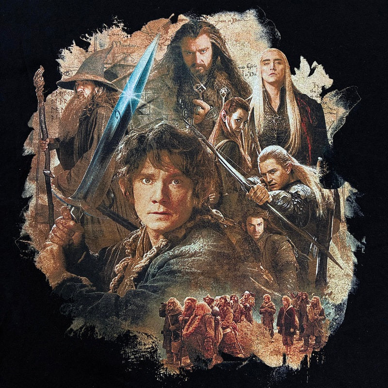 B&C Collection Vintage The Hobbit Shirt Schwarz S - Vinverse