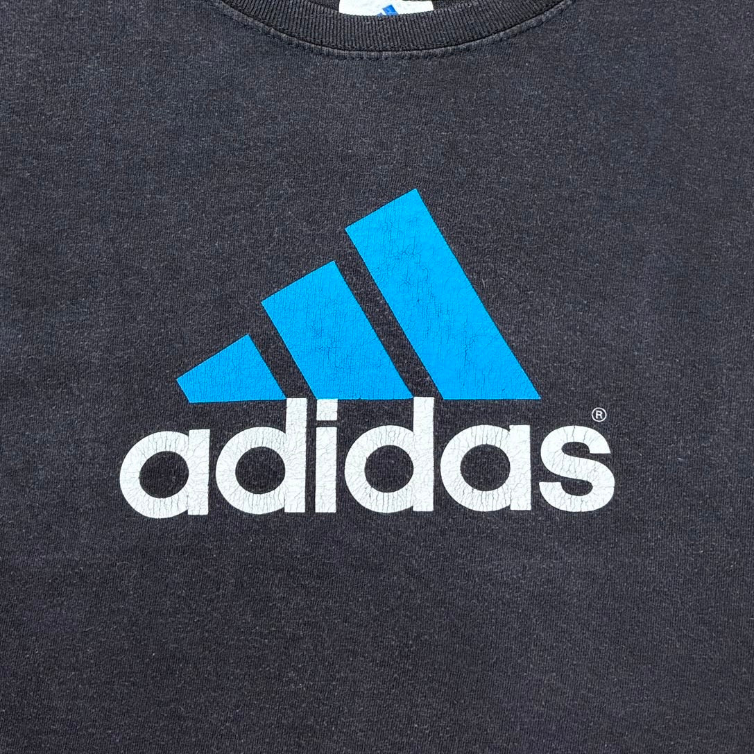 Adidas Vintage T-Shirt Logo Schwarz M - Vinverse
