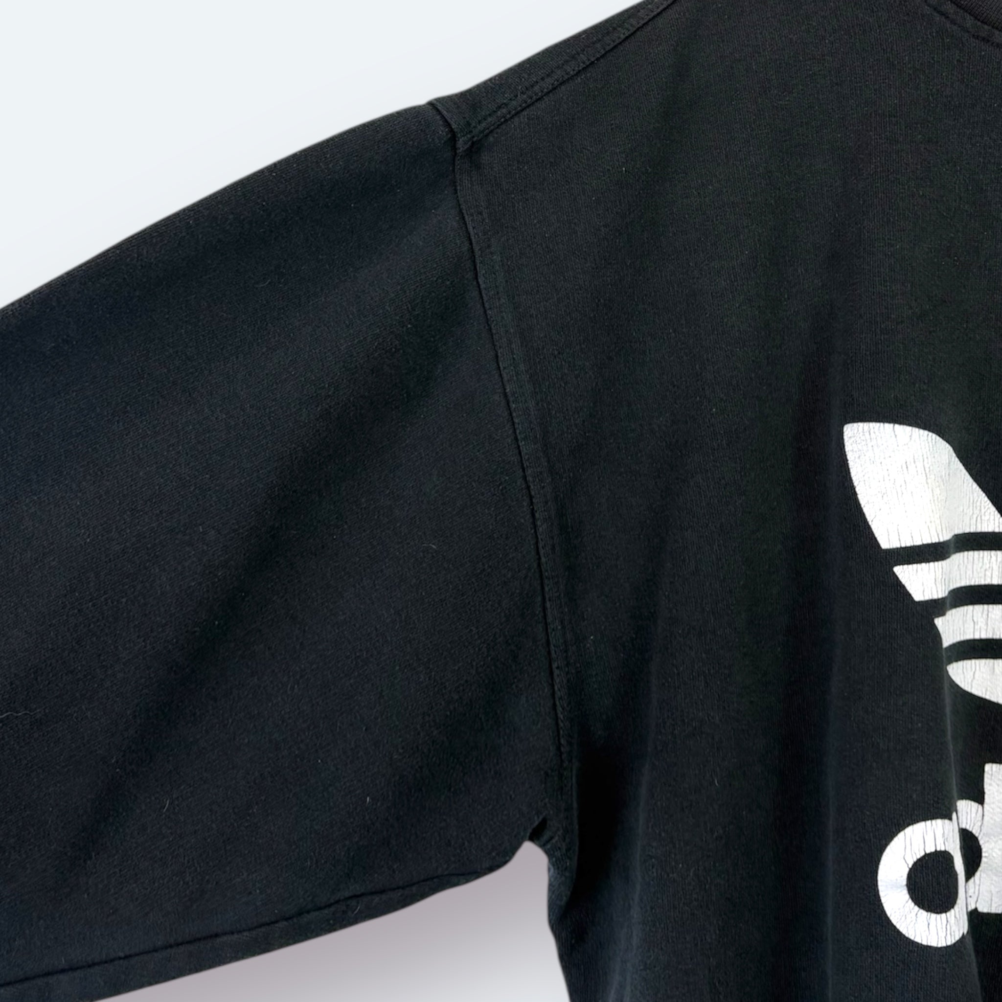 Adidas 90s Vintage Sweater Print Schwarz M - Vinverse