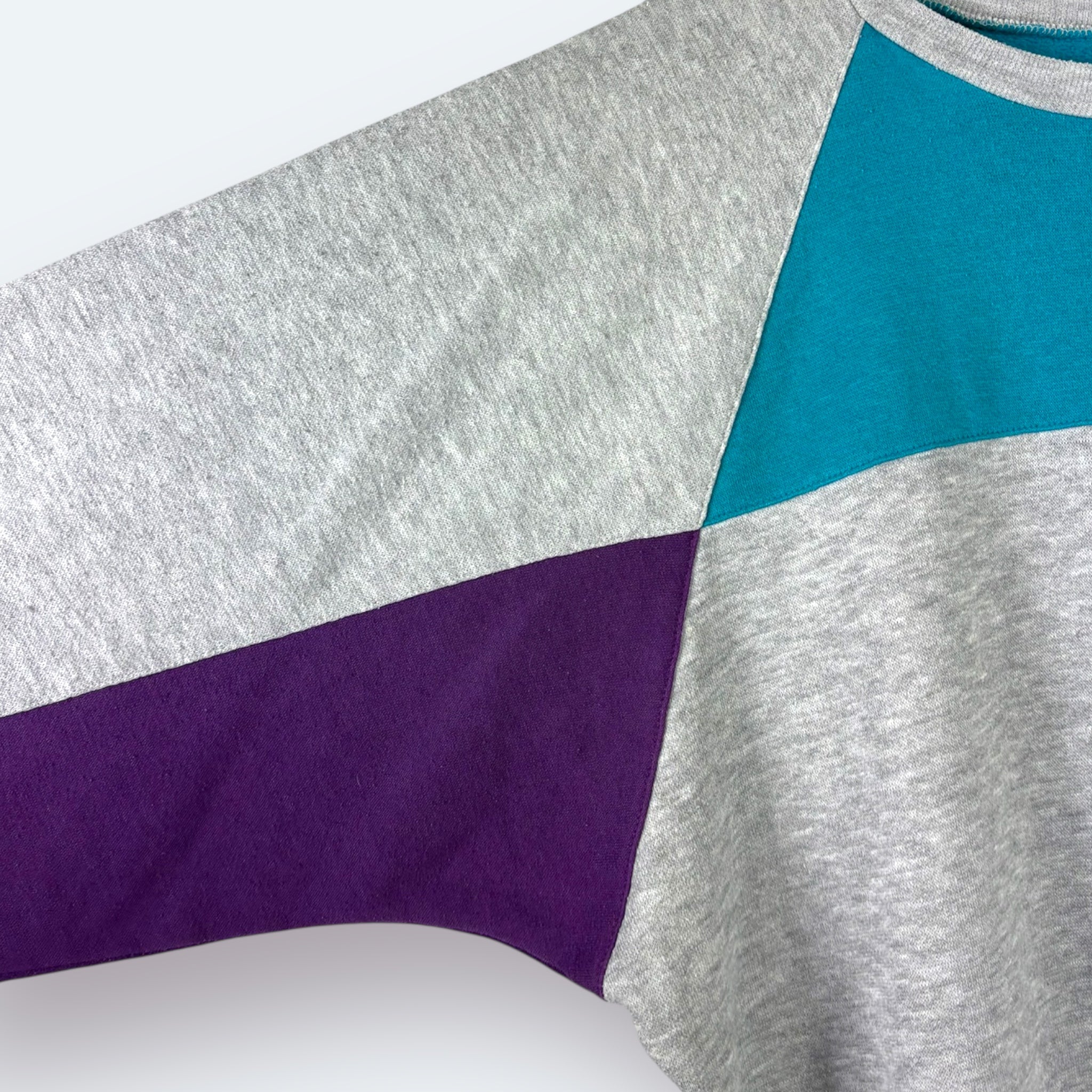 Adidas Vintage Sweater Grau Bunt M - Vinverse