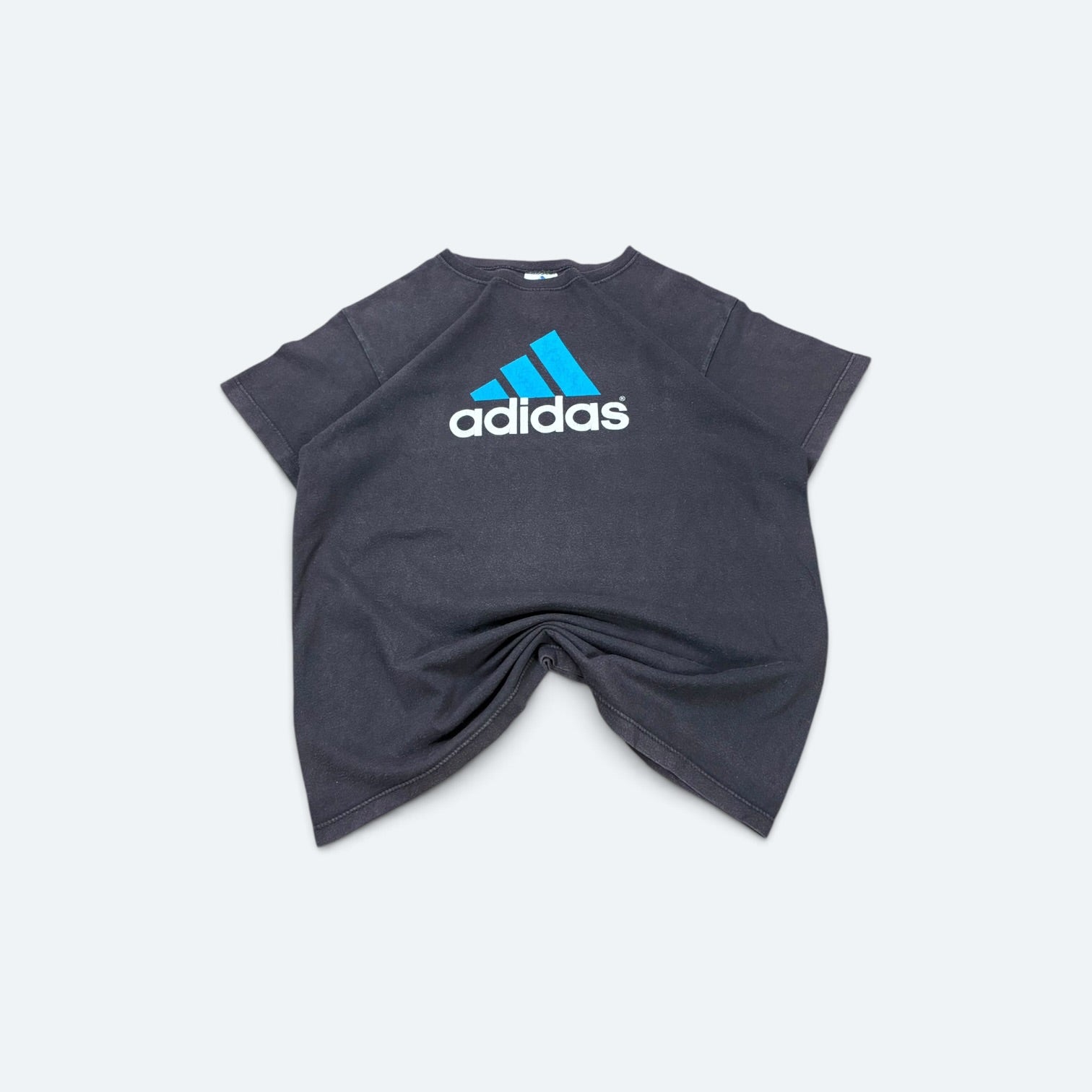 Adidas Vintage T-Shirt Logo Schwarz M - Vinverse
