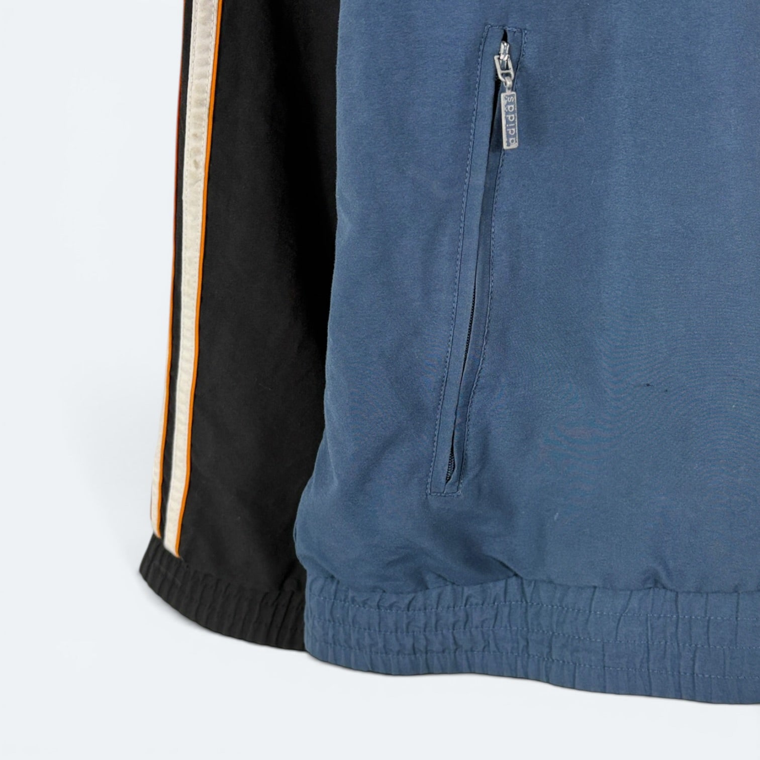 Adidas Vintage Trainingsjacke Blau Schwarz L - Vinverse