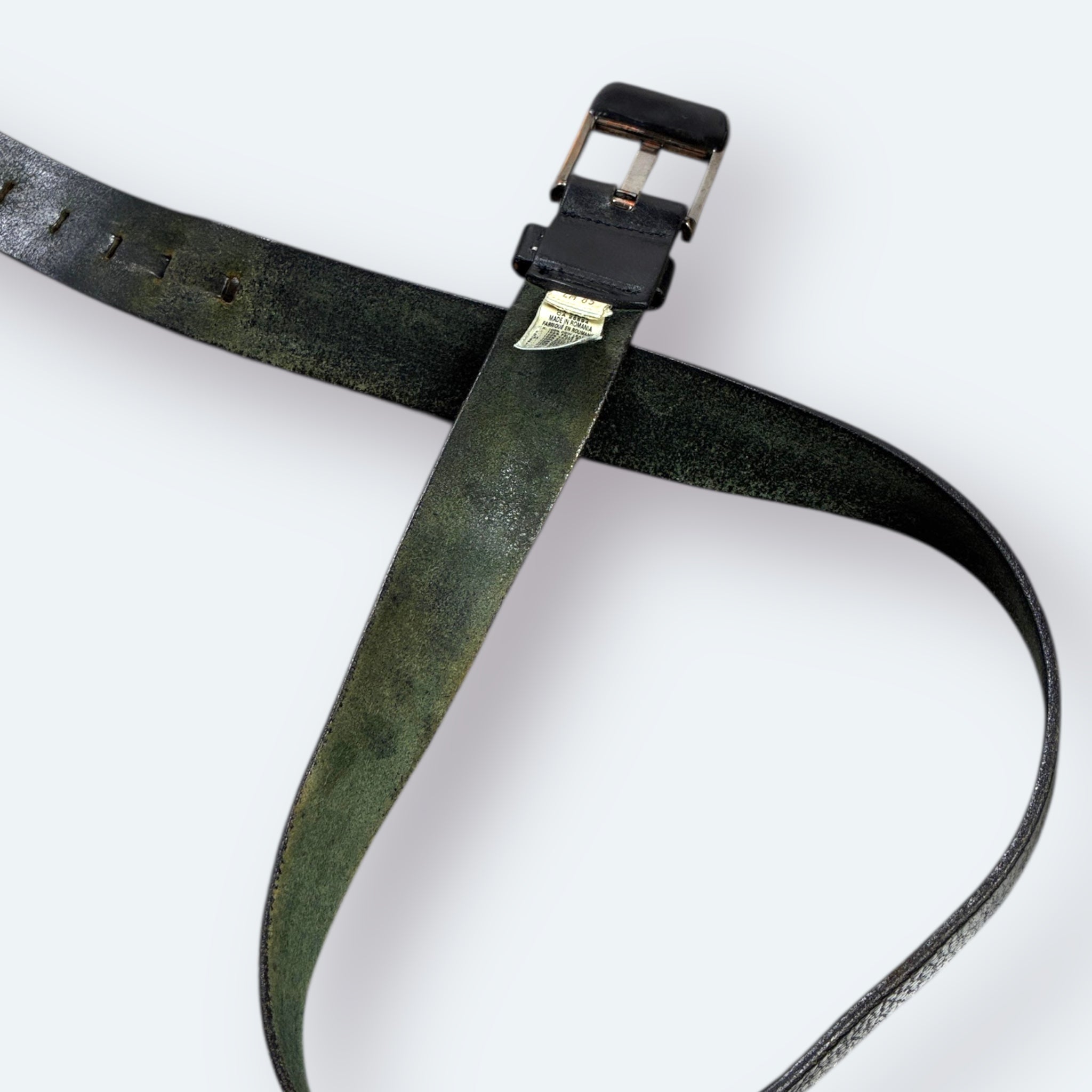 Diesel Vintage Gürtel Schwarz 85 - Vinverse