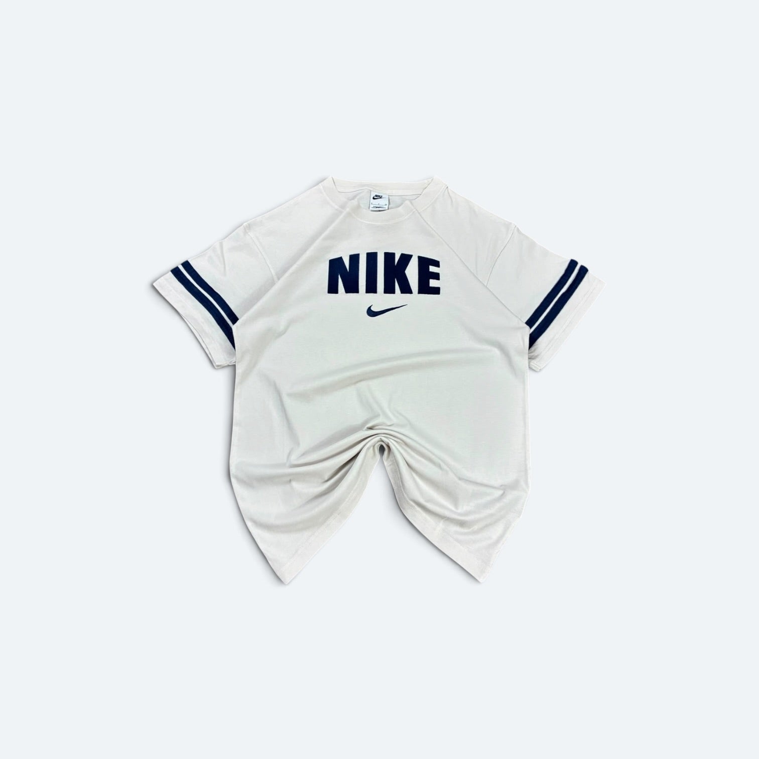 Nike Vintage T-Shirt Big Logo Weiß S - Vinverse