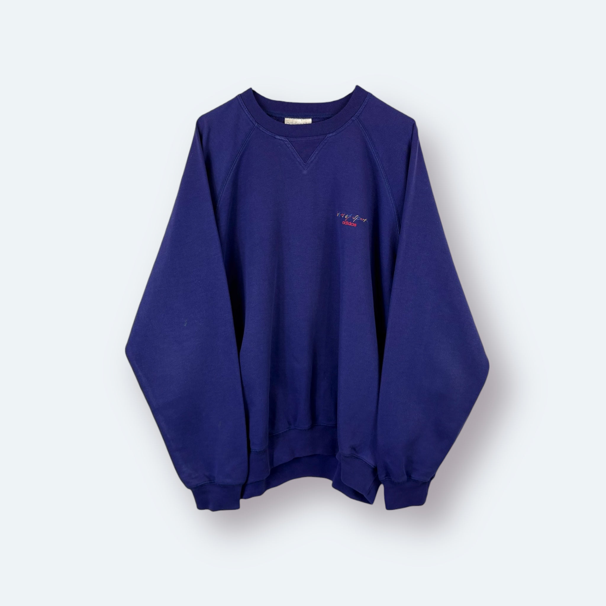 Adidas 90s Vintage Sweater Colors of Sport Lila M - Vinverse