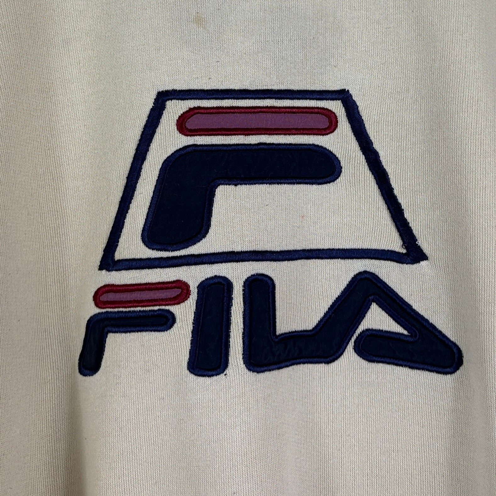 Fila Vintage Sweater 90s Beige L - Vinverse