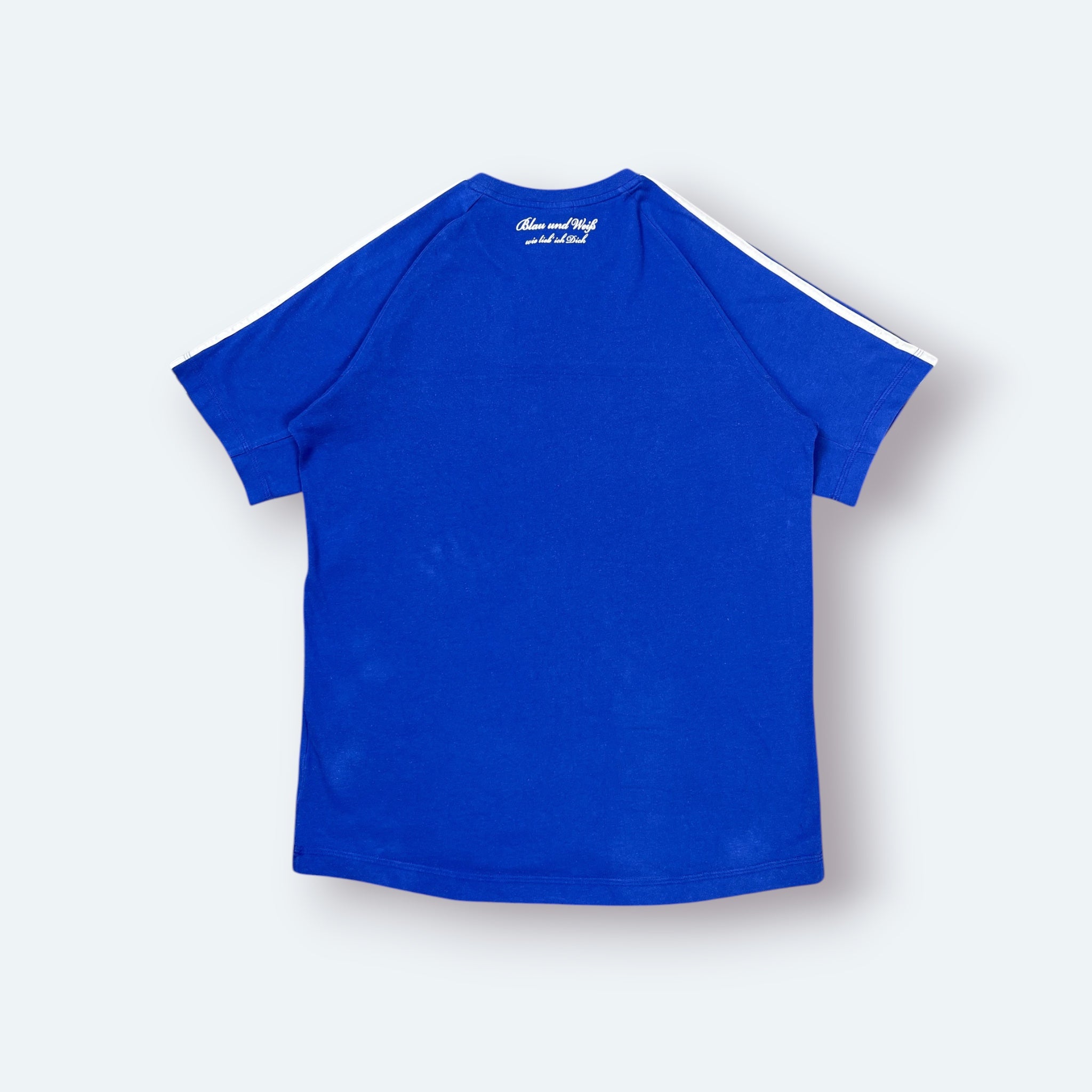 Adidas Vintage T-Shirt Schalke Blau M - Vinverse