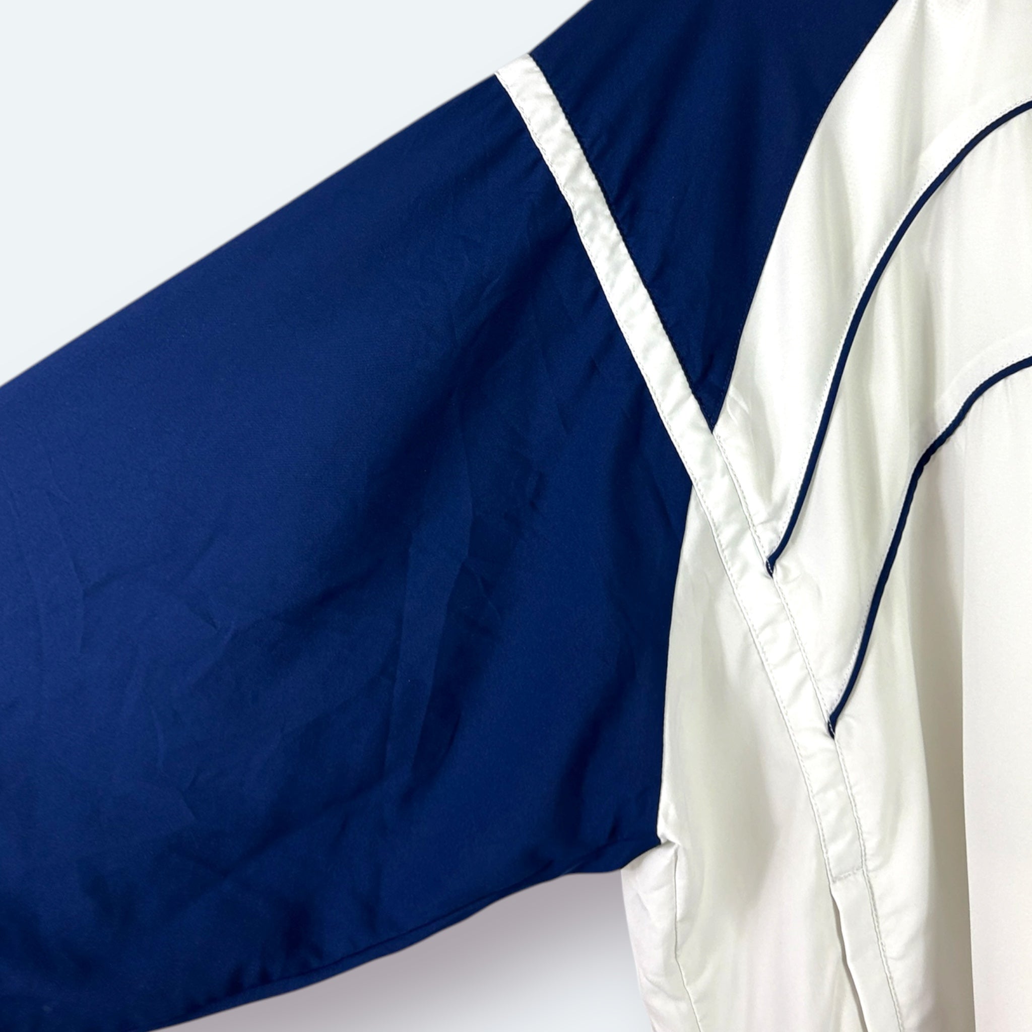 Adidas Vintage Trainingsjacke Blau Weiß XL - Vinverse