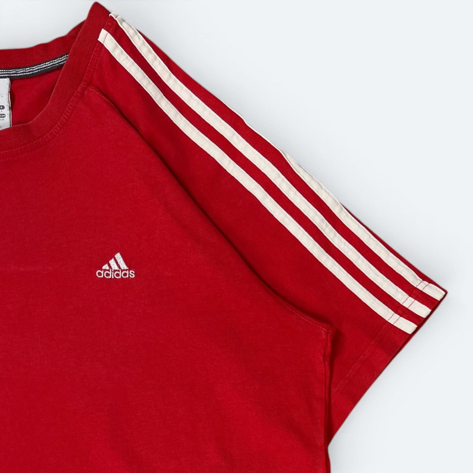 Adidas Shirt 3 Stripes 2007 Rot L - Vinverse