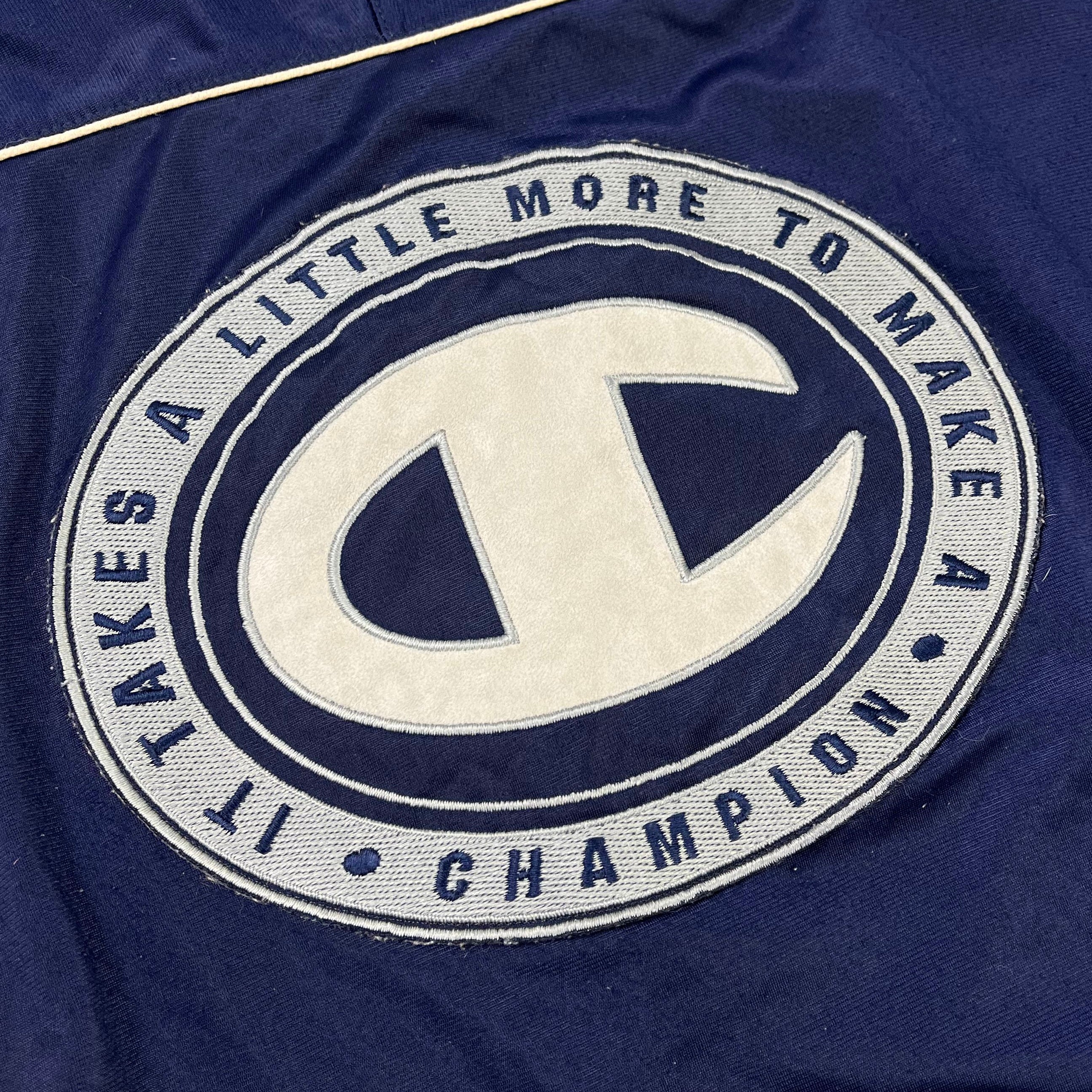 Champion Vintage Sweatjacke Blau XL - Vinverse