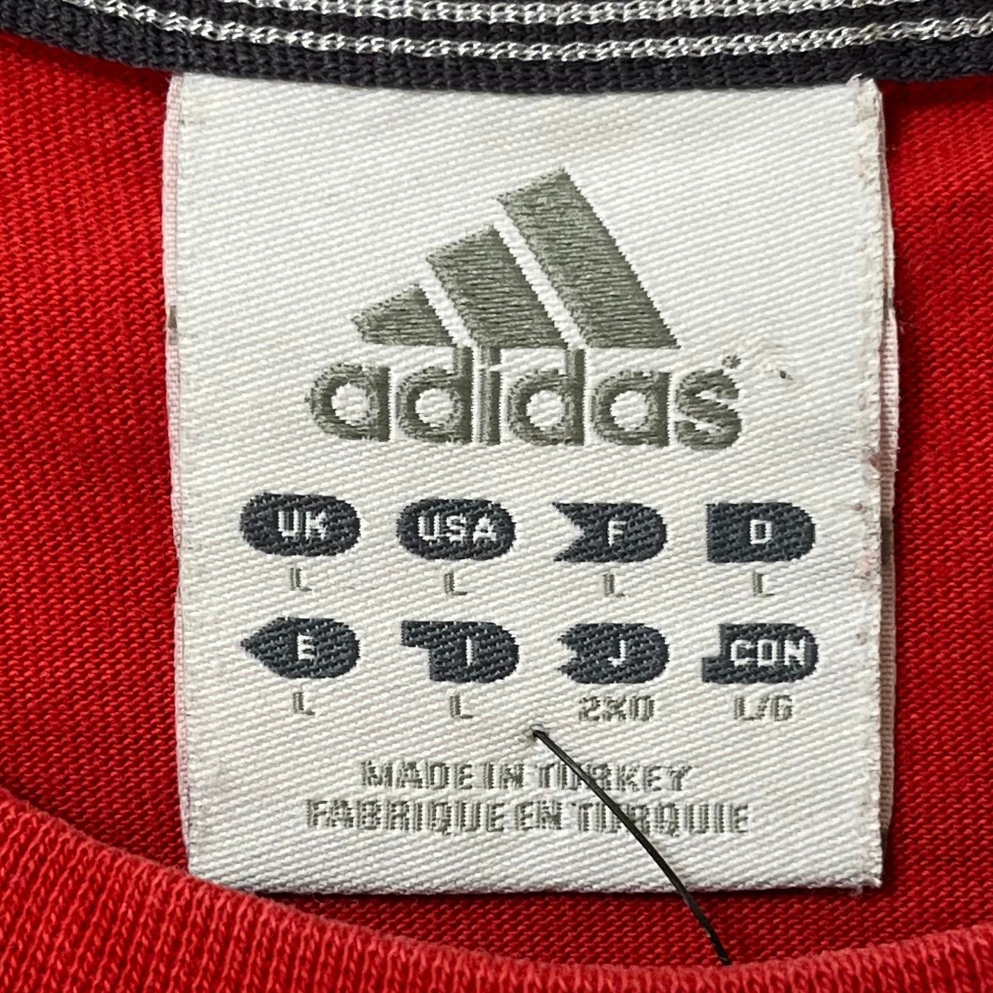 Adidas Shirt 3 Stripes 2007 Rot L - Vinverse