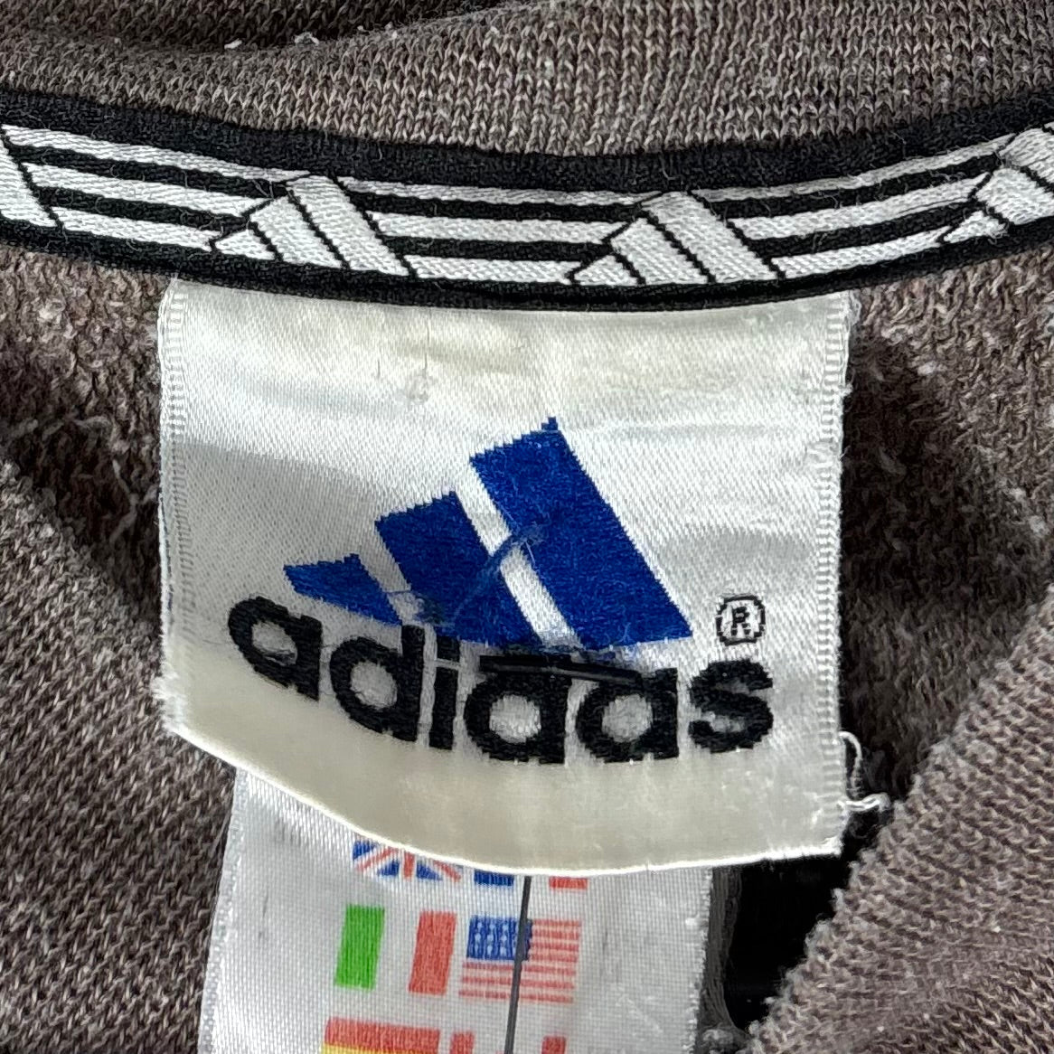 Adidas 90s Vintage Sweater Braun M - Vinverse