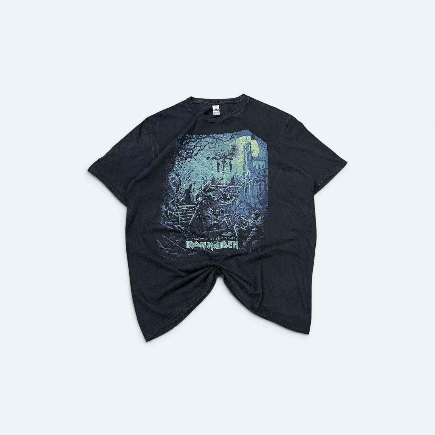 Gildan Vintage Shirt Iron Maiden Schwarz L - Vinverse