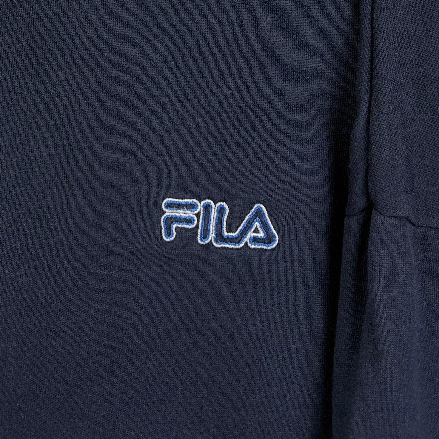 Fila Sweater 2000s Marineblau XXL - Vinverse