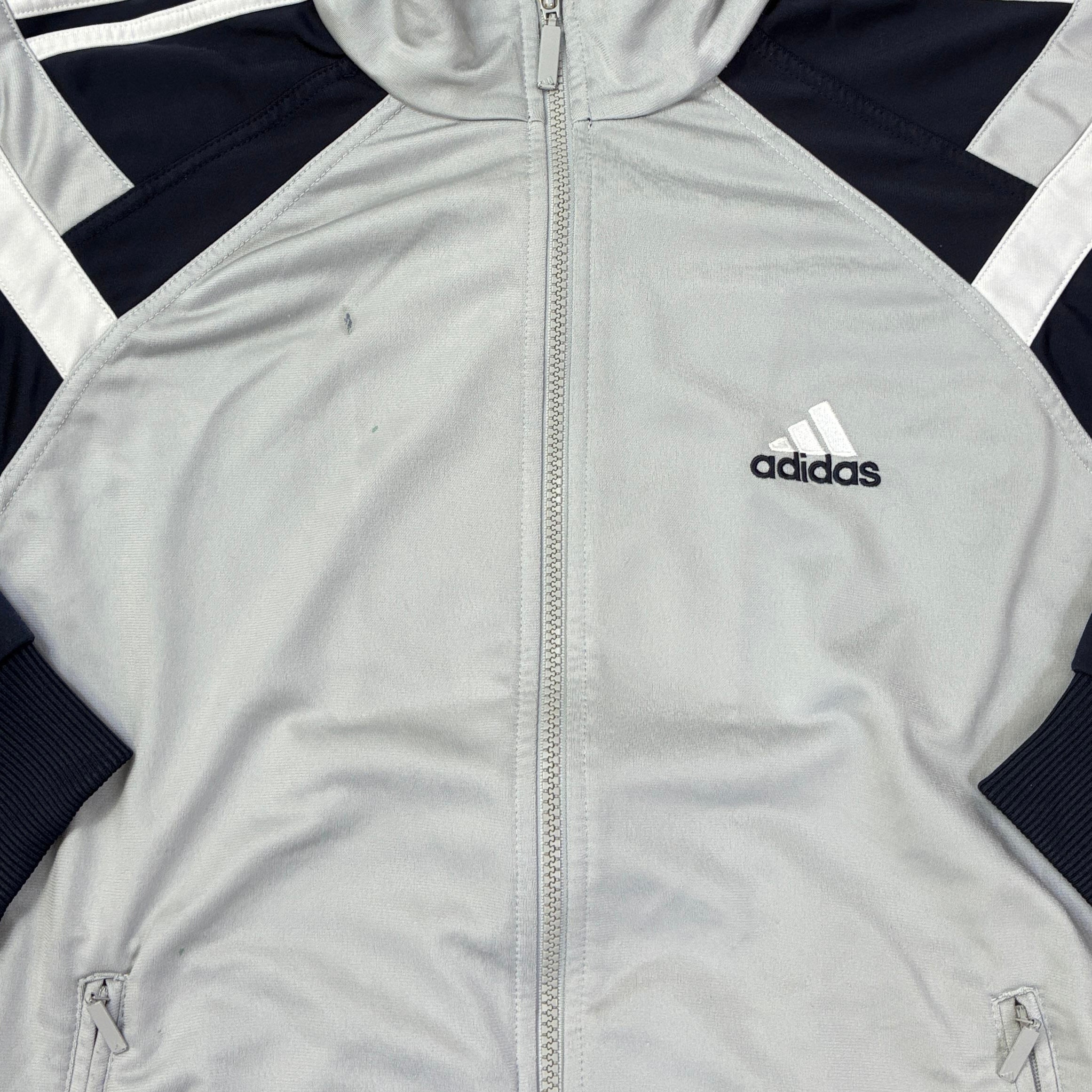 Adidas Vintage Trainingsjacke Grau L - Vinverse