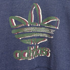 Adidas Vintage Print Sweater 90s Blau L - Vinverse
