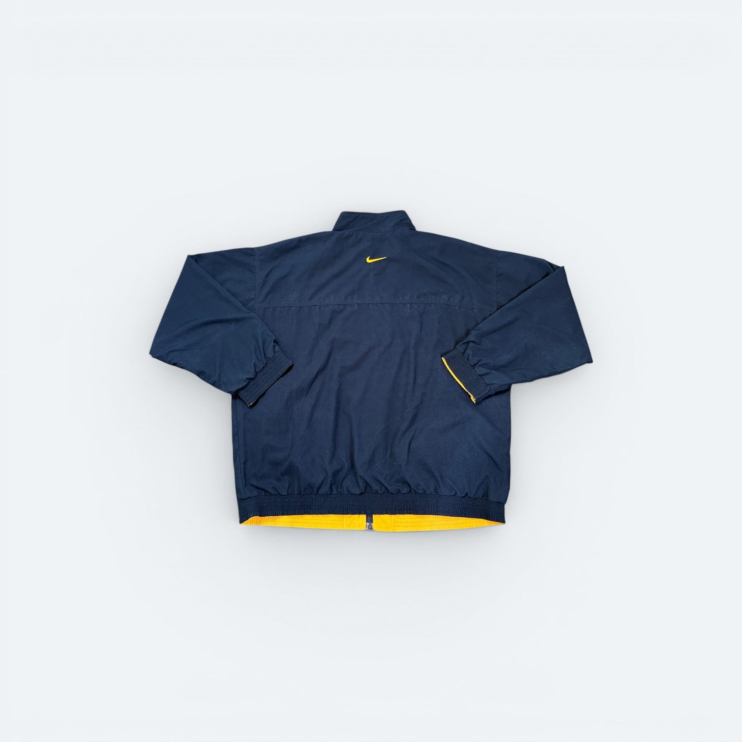Nike Vintage Wendejacke Gelb Blau XL - Vinverse