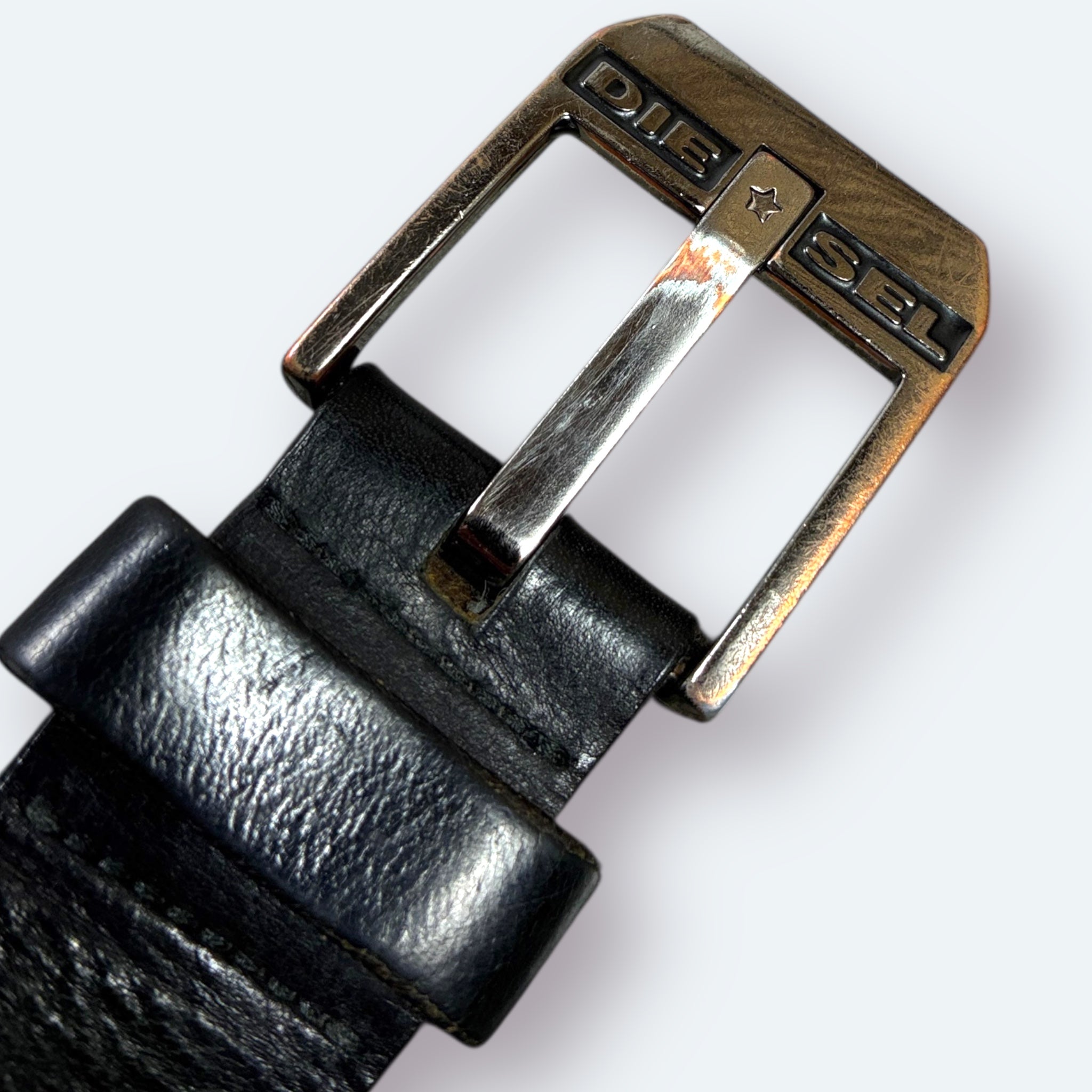 Diesel Vintage Gürtel Schwarz 85 - Vinverse