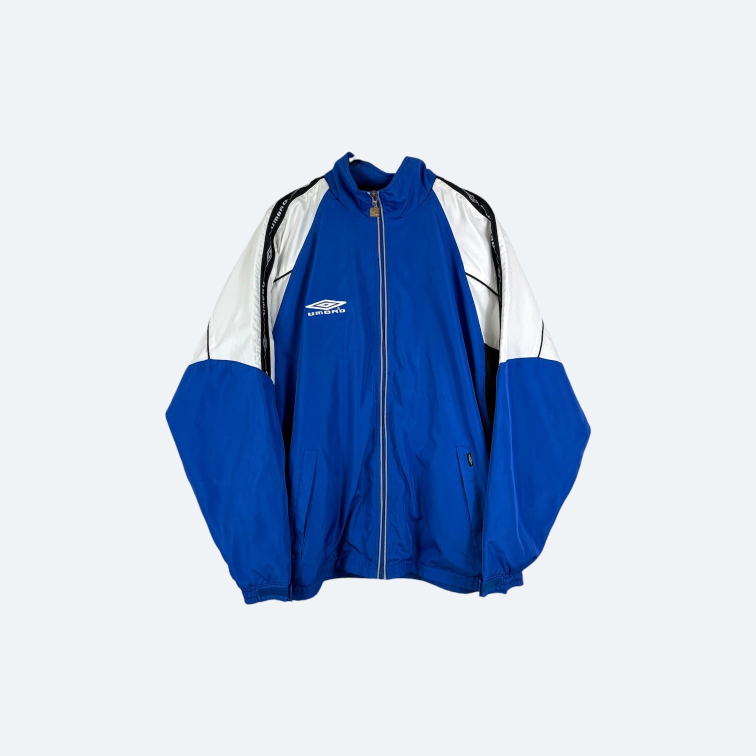 Umbro Vintage Trainingsjacke 90s Blau Weiß S - Vinverse