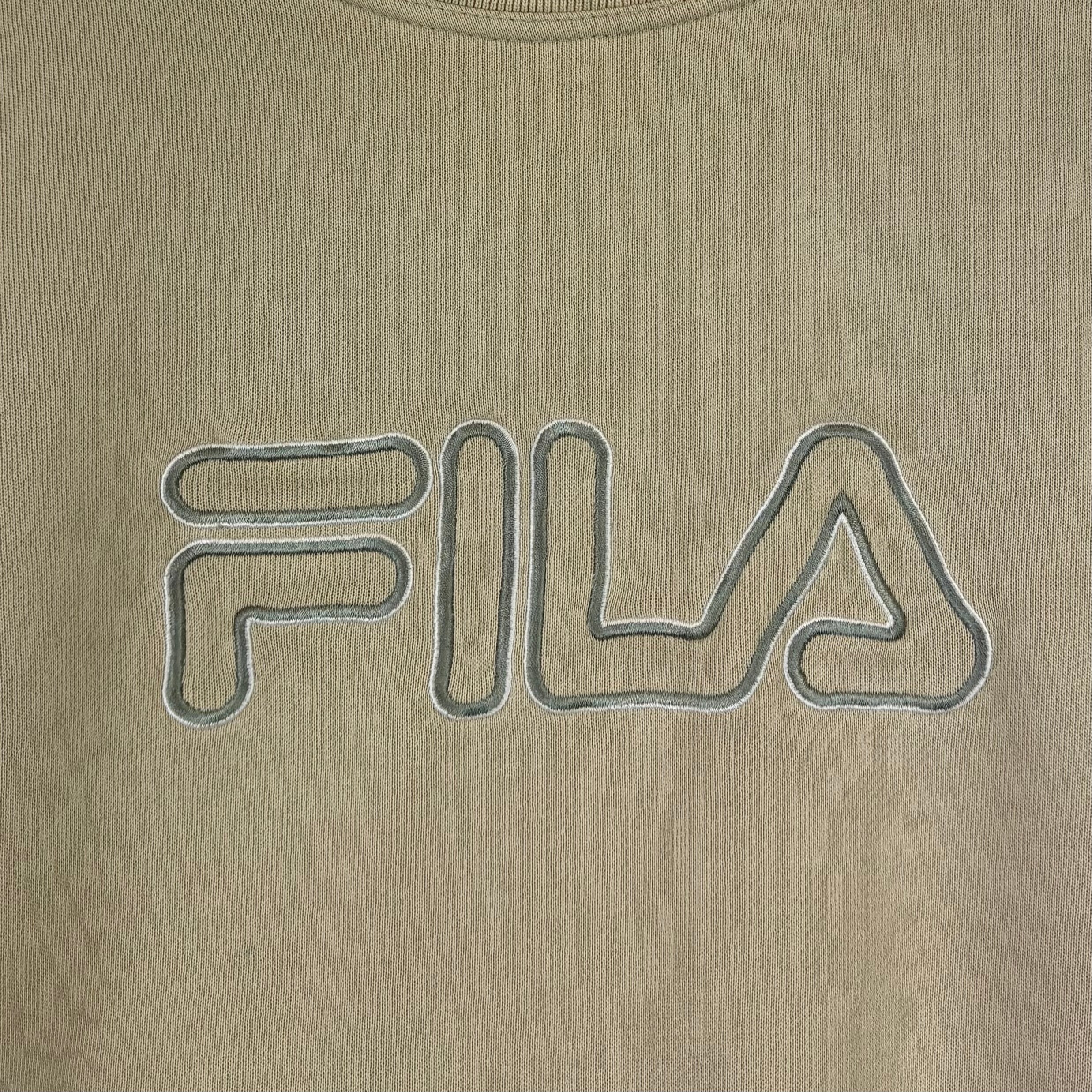 Fila 90s Vintage Sweater Beige S - Vinverse
