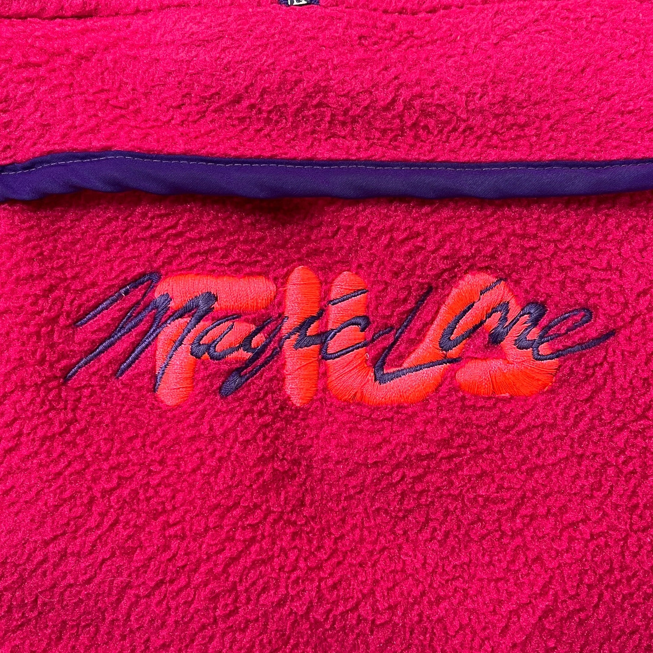 Fila Magic Line 90s Vintage Fleece Pullover Pink M - Vinverse
