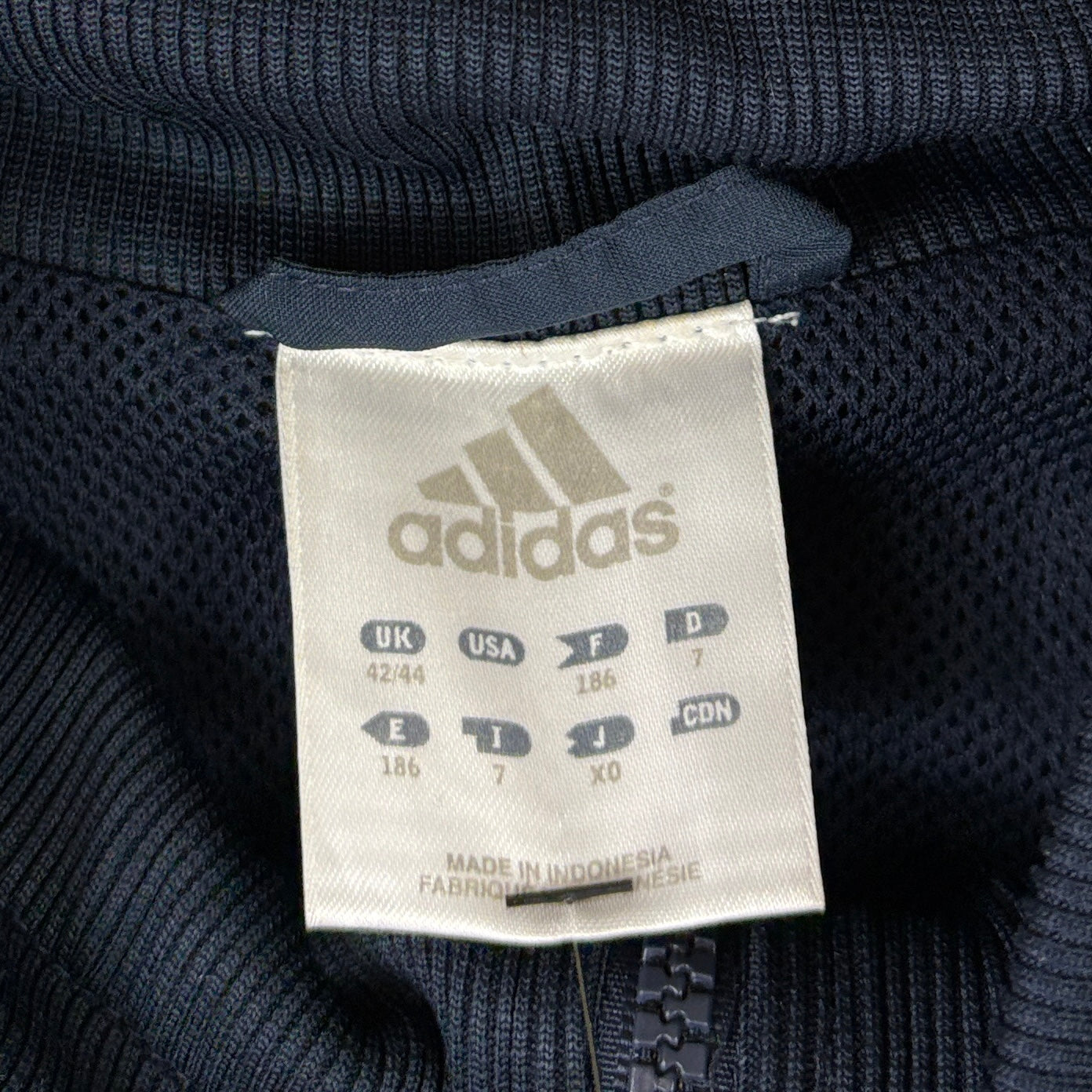 Adidas Vintage Trainingsjacke Blau L - Vinverse