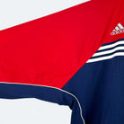 Adidas Vintage Trainingsjacke 90s Rot Blau XL (FLECK???) - Vinverse